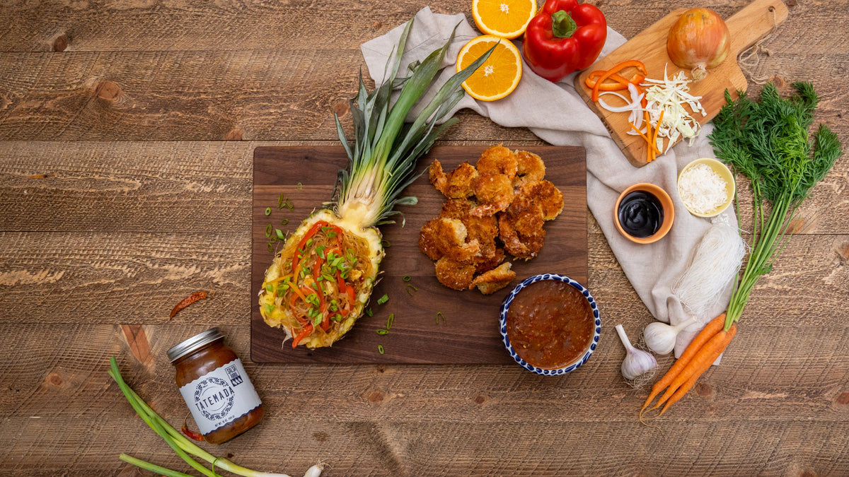 Árbol Thai bean thread noodles with coconut shrimp – TATEMADA®
