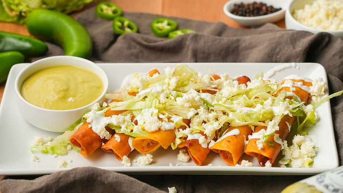 Jalapeño Chicken Flautas