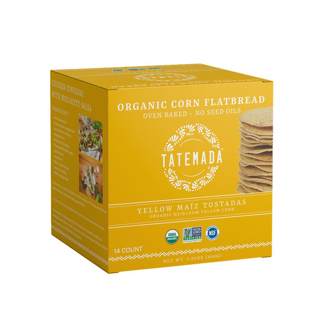 YELLOW OVEN BAKED CORN FLATBREAD (6 PACK 14 COUNT EACH)