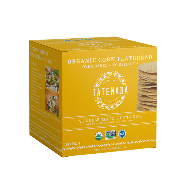 YELLOW OVEN BAKED CORN FLATBREAD (6 PACK 14 COUNT EACH)