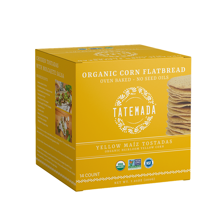 YELLOW OVEN BAKED CORN FLATBREAD (6 PACK 14 COUNT EACH)