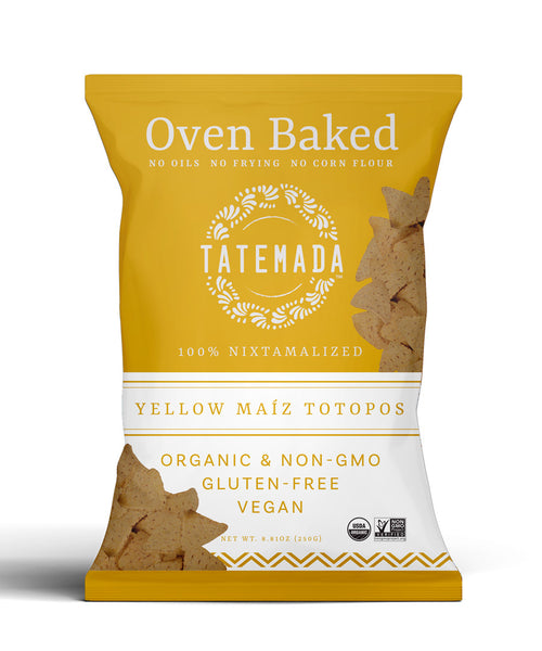 YELLOW OVEN BAKED<br>MAÍZ TOTOPOS<br> (6 PACK)