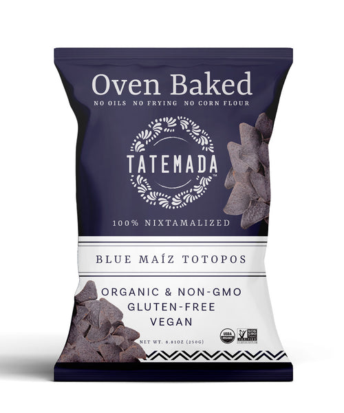 BLUE OVEN BAKED <br>MAÍZ TOTOPOS<br> (6 PACK)